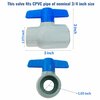 American Built Pro Ball Valve 3/4 in. Slip x Slip CPVC Schedule 80, 6PK BVCP075-P6